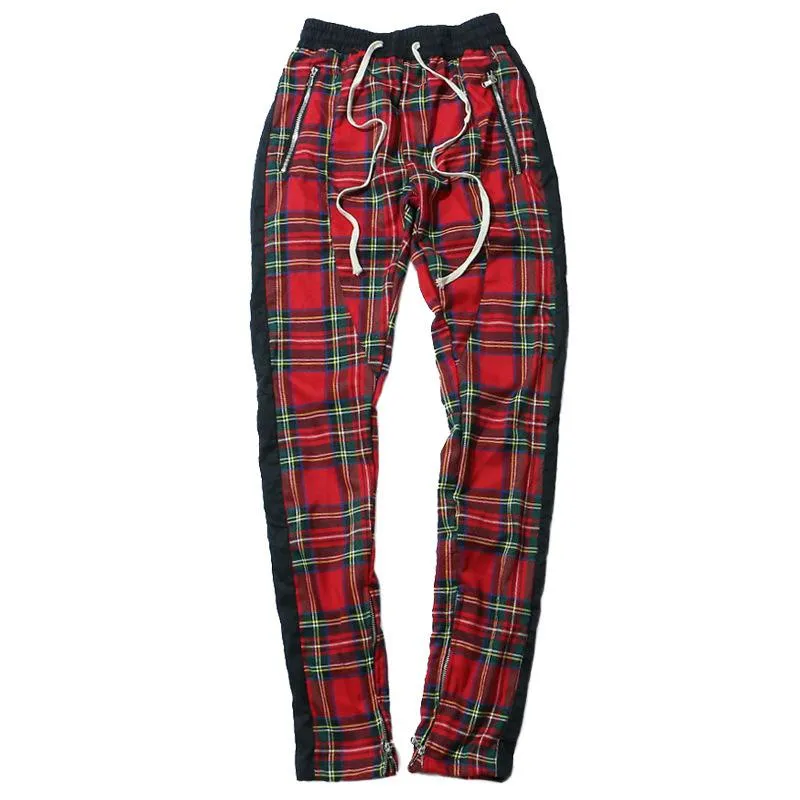 Men's Winter Fashion Cotton Super Soft Plaid Pant