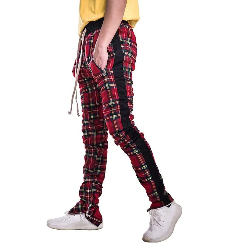 Men's Winter Fashion Cotton Super Soft Plaid Pant