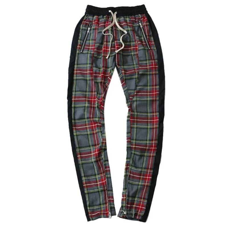 Men's Winter Fashion Cotton Super Soft Plaid Pant