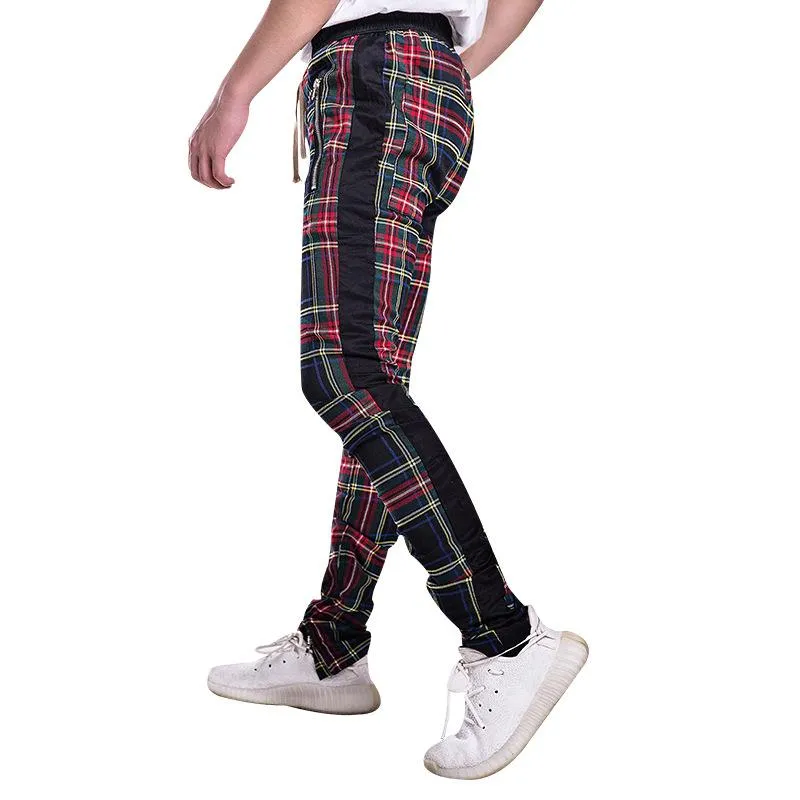 Men's Winter Fashion Cotton Super Soft Plaid Pant