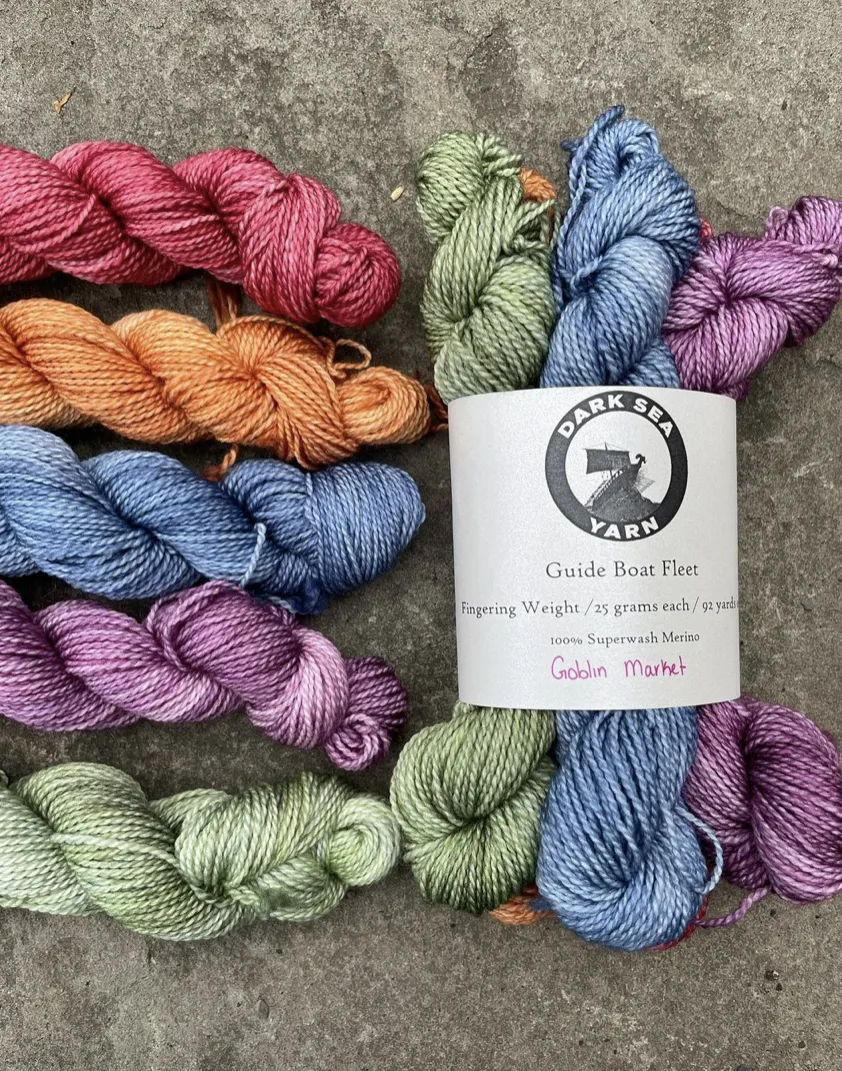 Newton's Cradle Kit - Small Batch Hand-dyed Yarn   Pattern (NY)