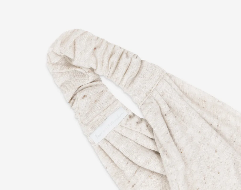 Oatmeal Tri-Blend Scrunch Headband