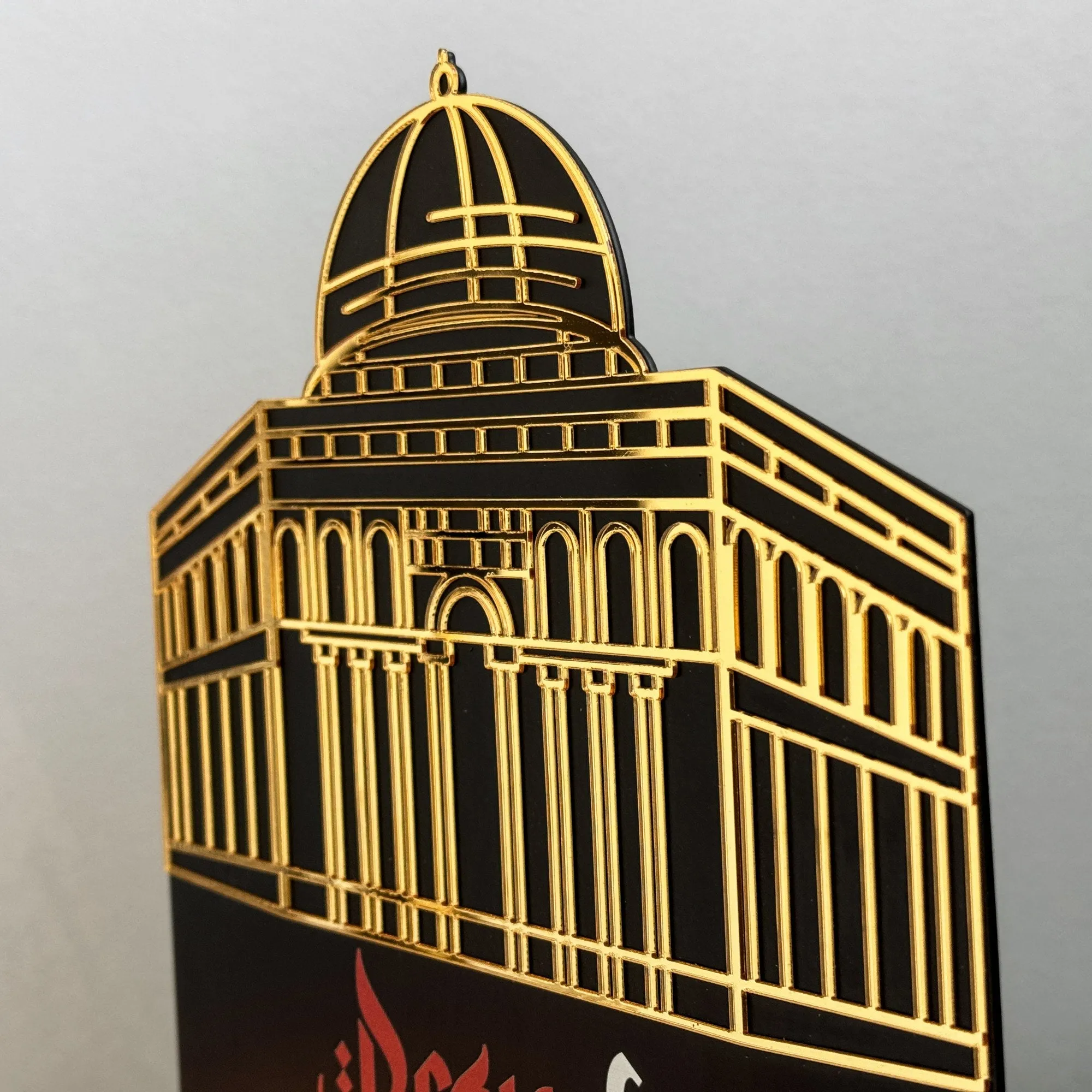 Palestine Flag Table Top (Metal) - Al-Aqsa Mosque The Dome of the Rock: Symbol of Palestine
