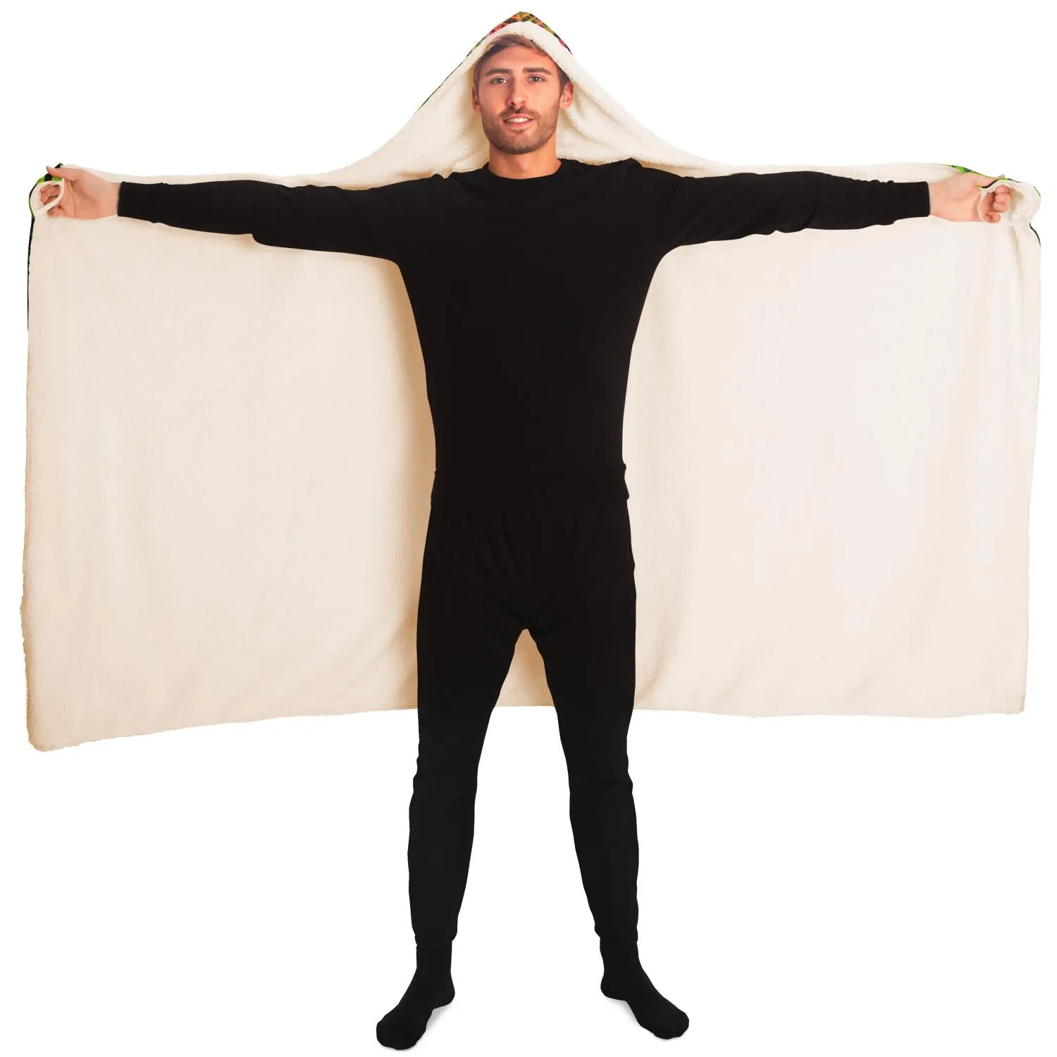 Primordial Presence Hooded Blanket