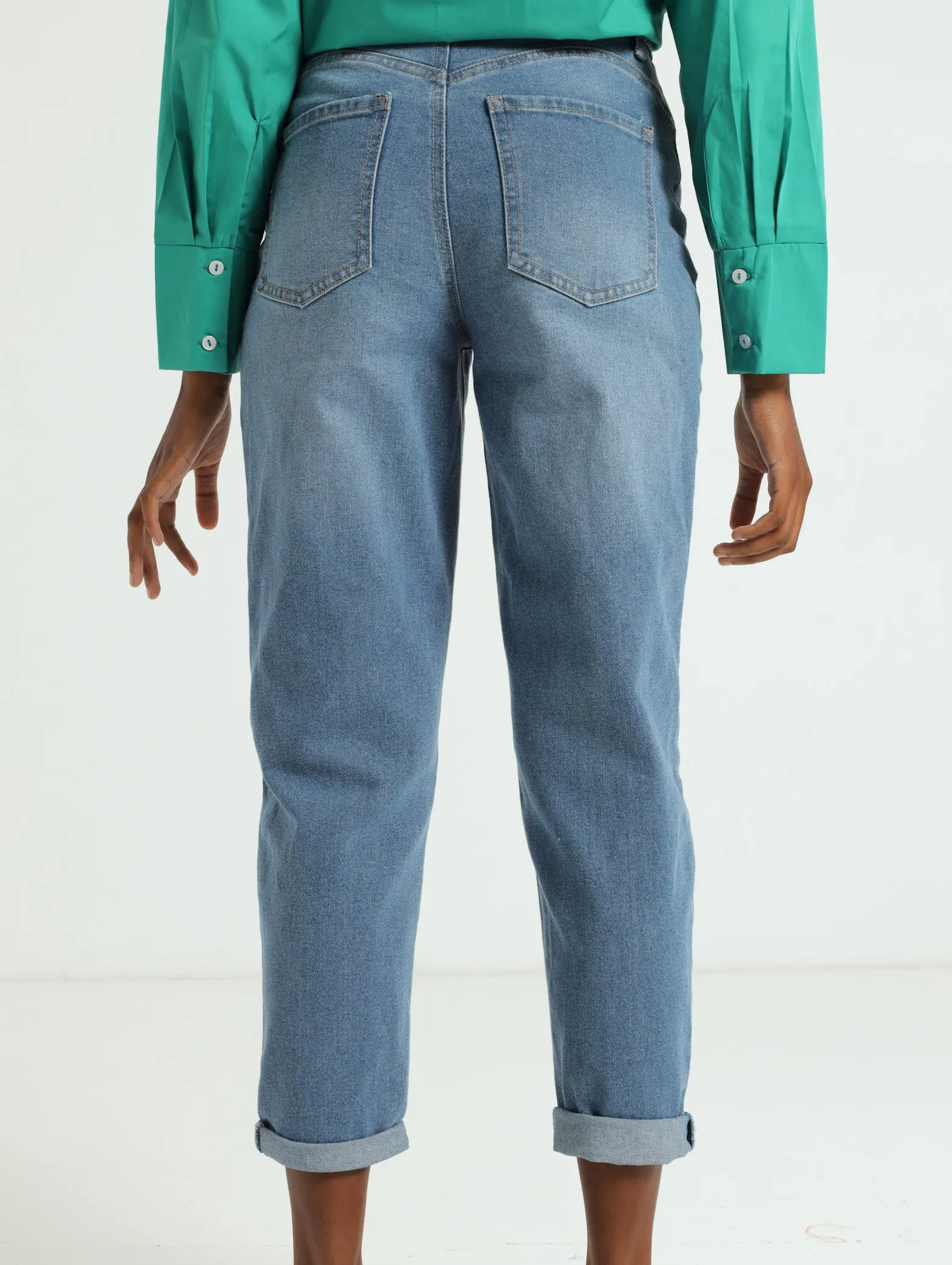 Push-Up Comfort Stretch Mom Jean