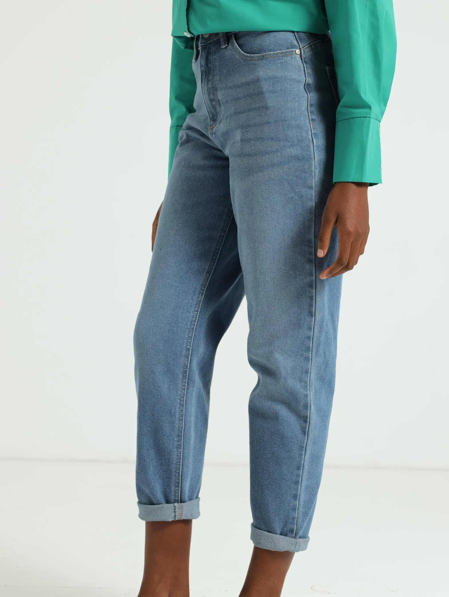 Push-Up Comfort Stretch Mom Jean