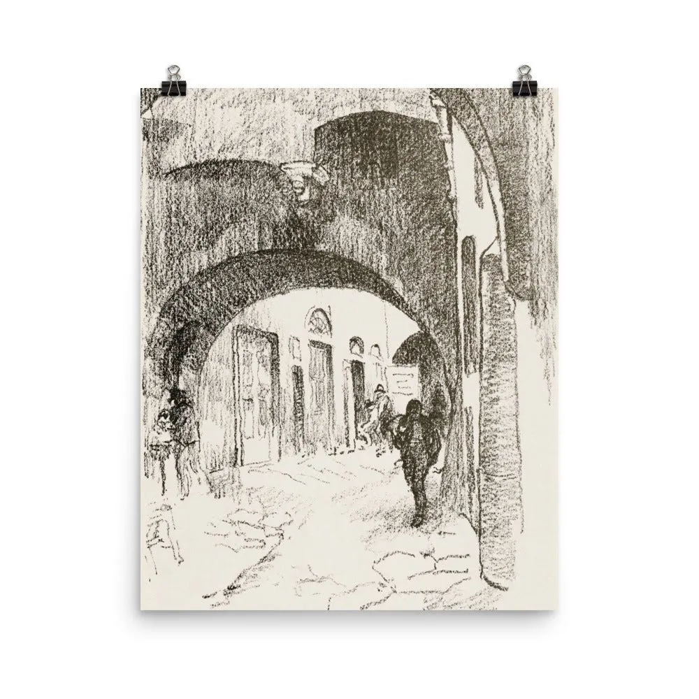 "Arches, Via Strozzi" Art Print