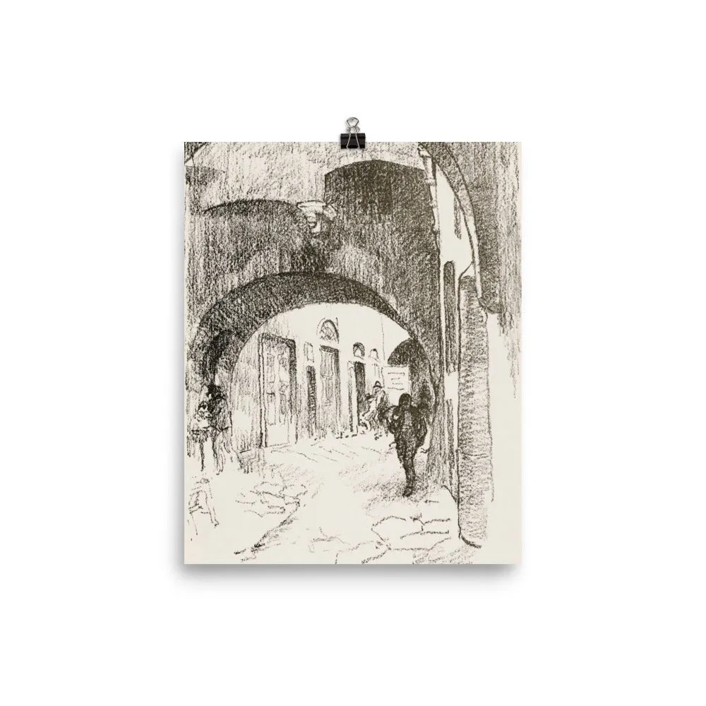 "Arches, Via Strozzi" Art Print