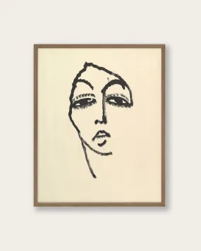 "Head of a Woman" Art Print