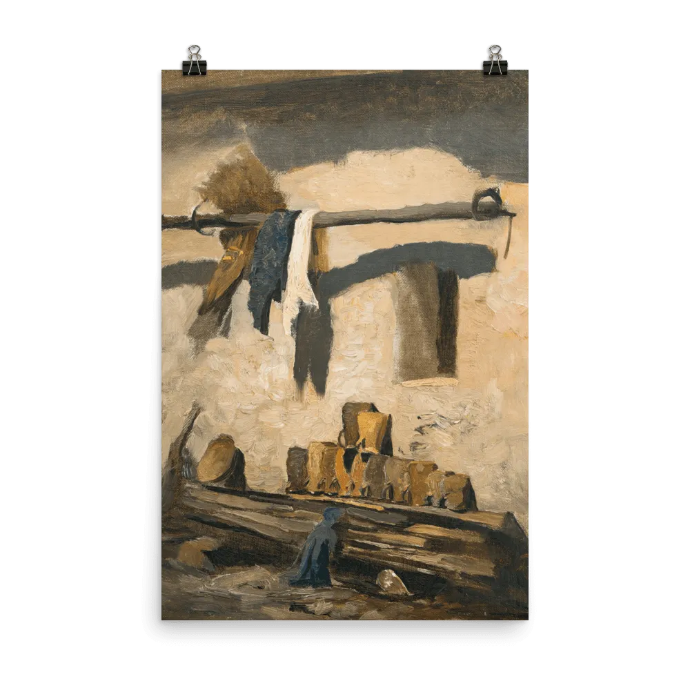 "House walls" Art Print