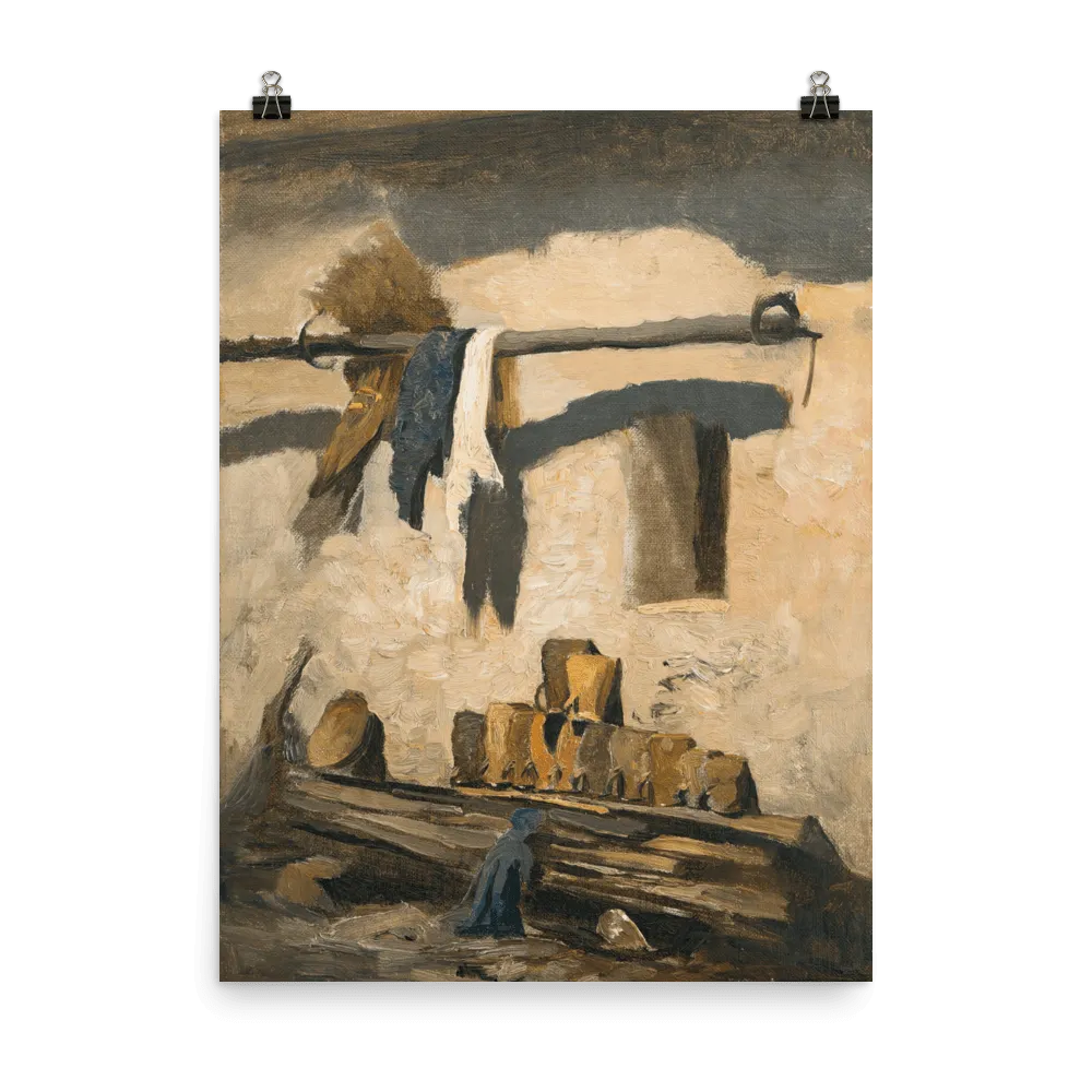 "House walls" Art Print