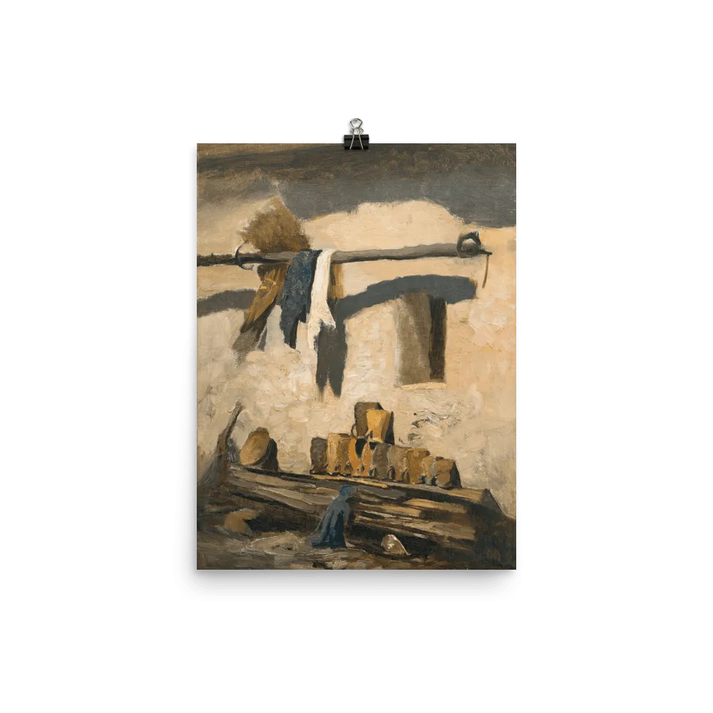 "House walls" Art Print