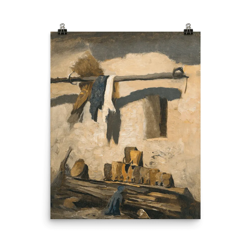 "House walls" Art Print