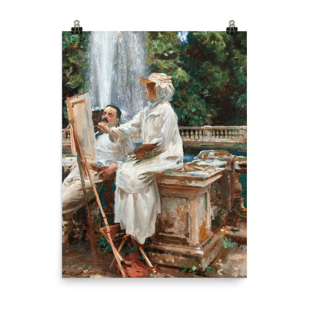 "The Fountain" Art Print