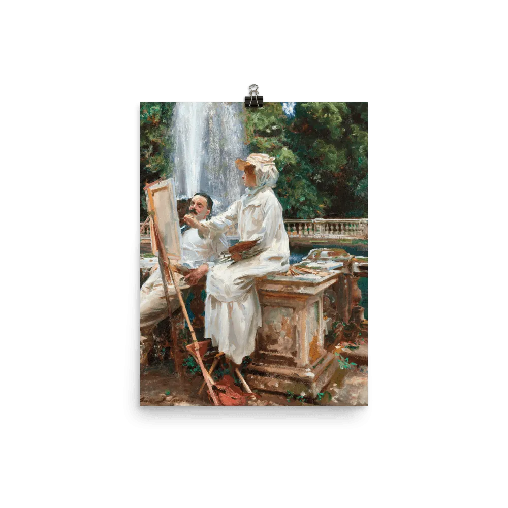 "The Fountain" Art Print