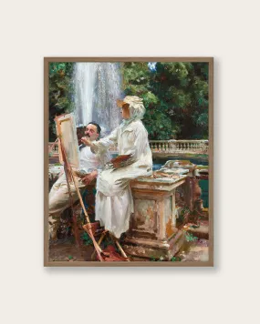 "The Fountain" Art Print
