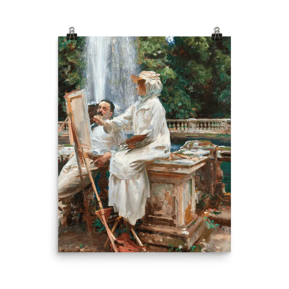 "The Fountain" Art Print