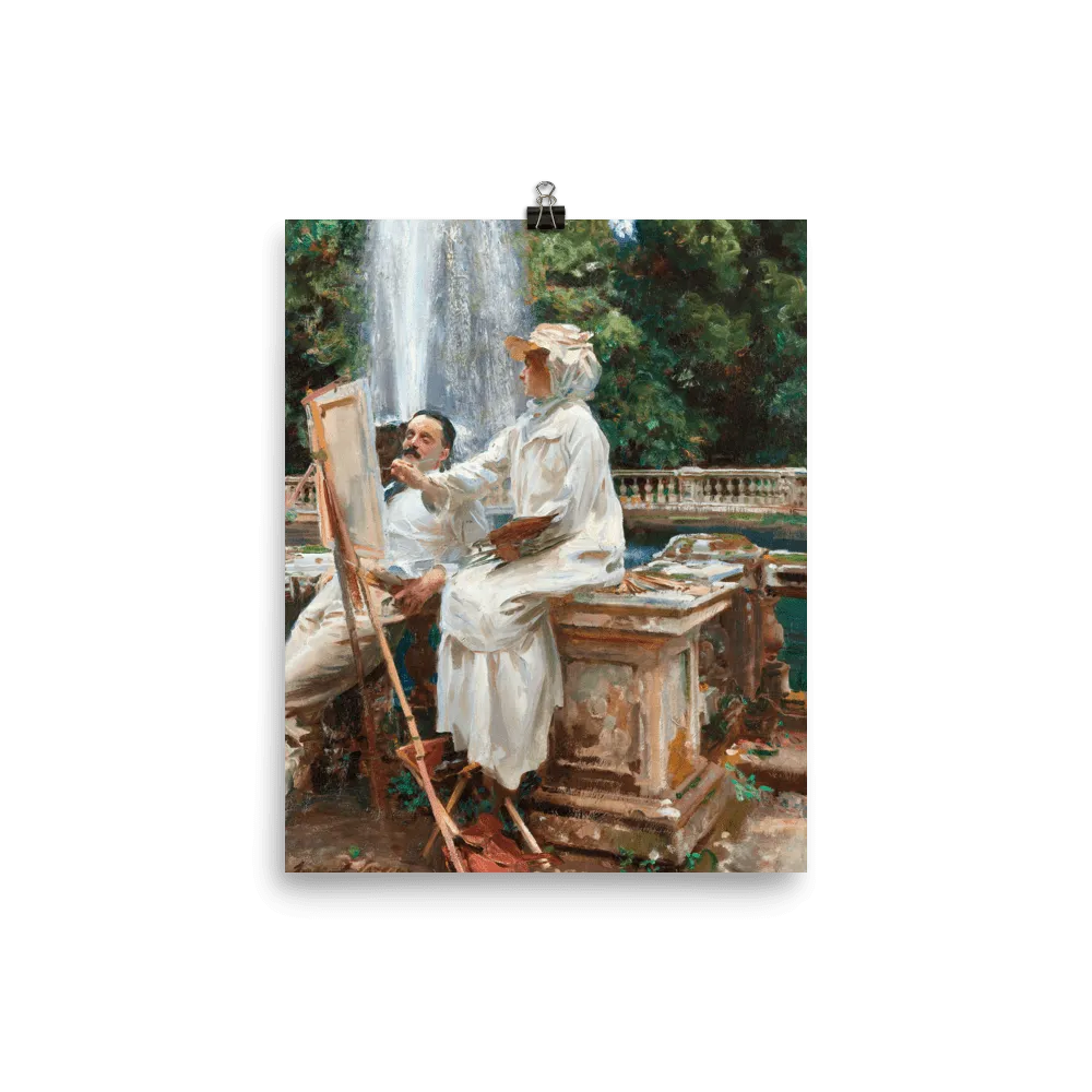 "The Fountain" Art Print