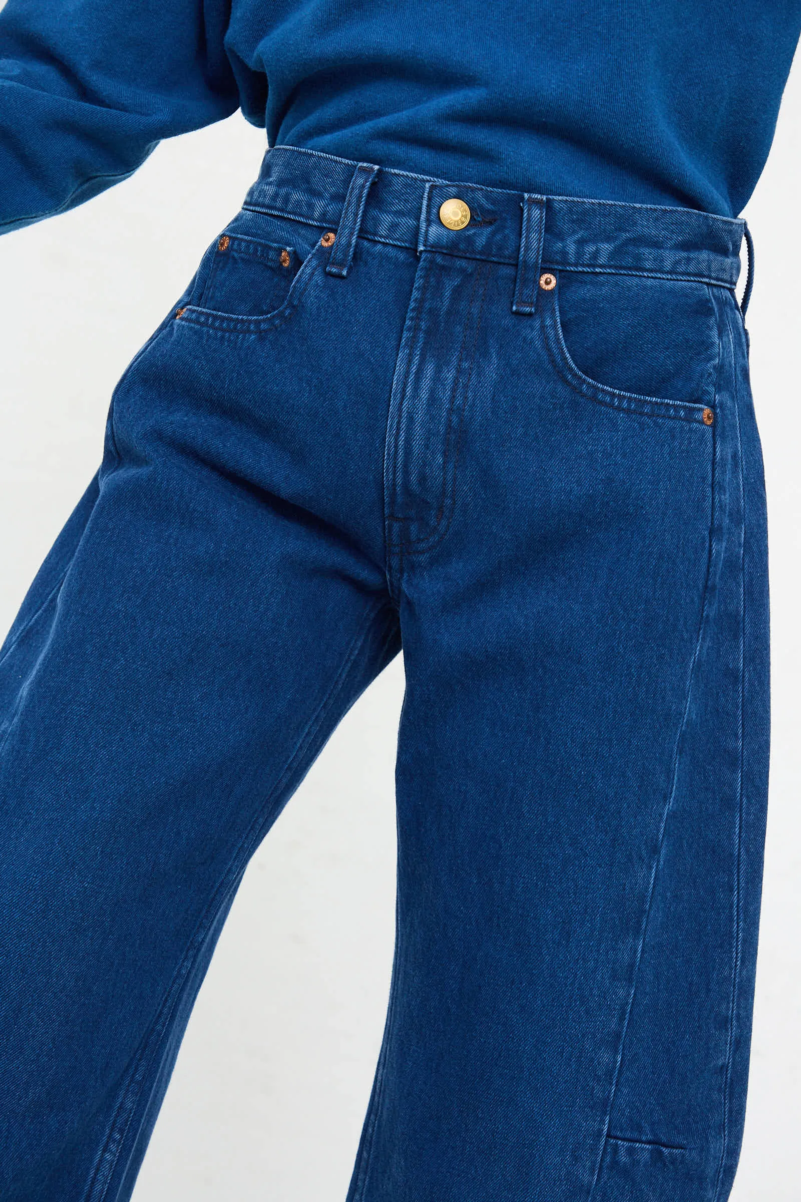 Relaxed Lasso Jean in Van Blue