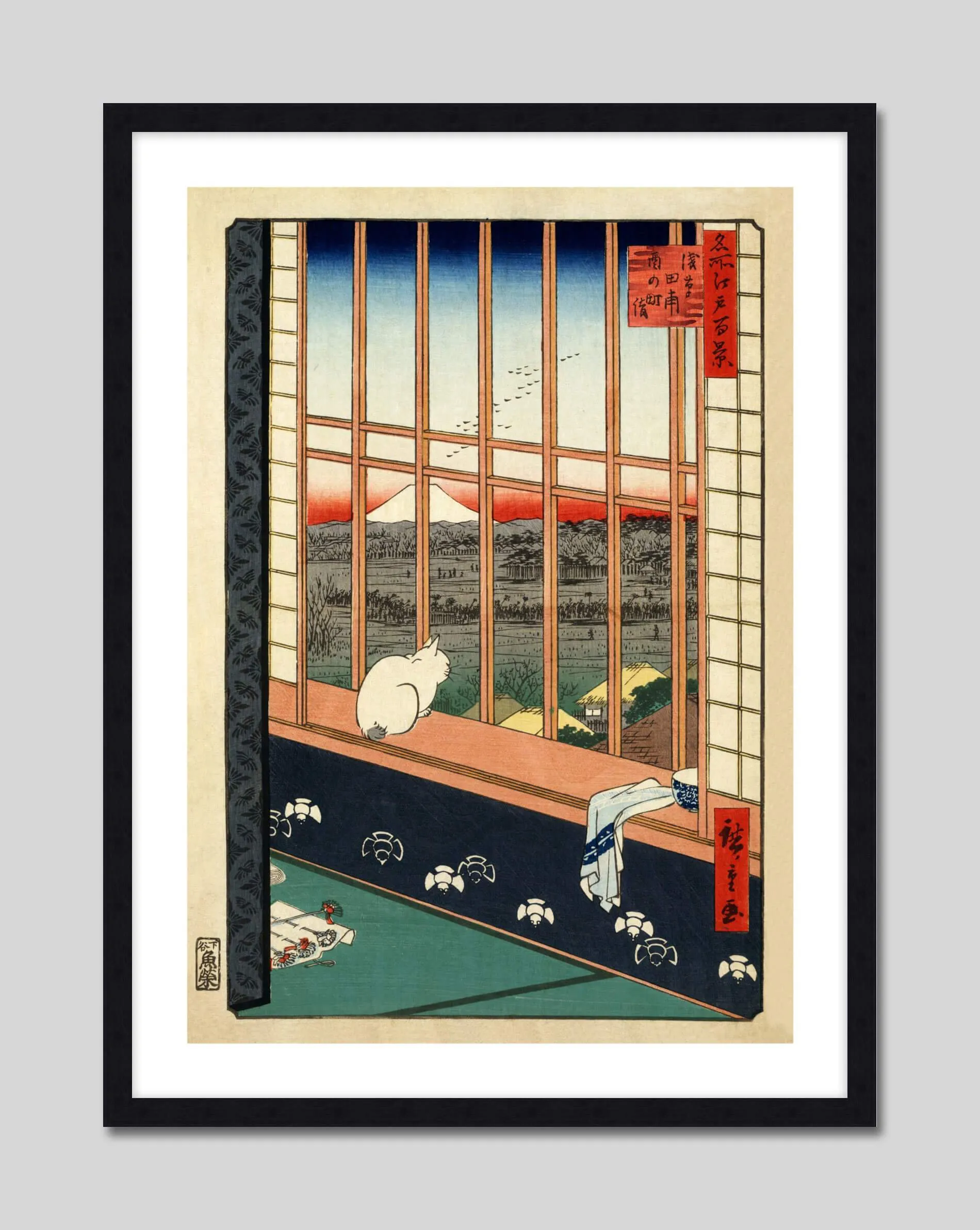 Ricefields and Torinomachi Festival 1857