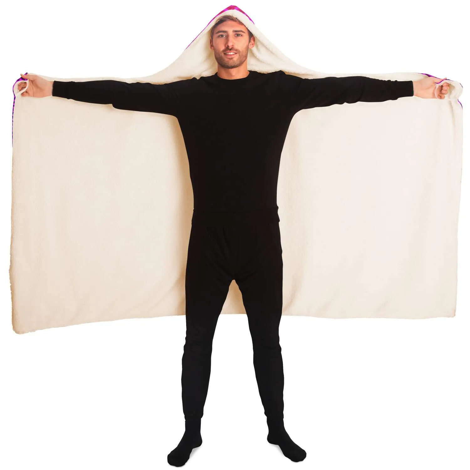 Sacral Bloom Hooded Blanket