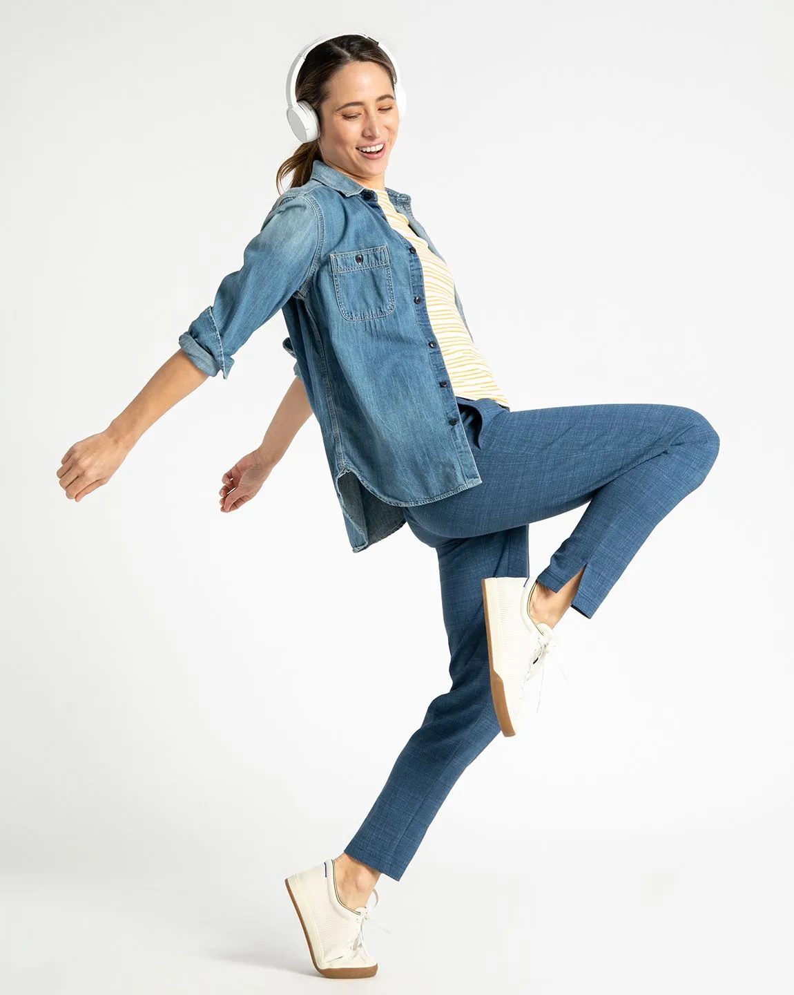 Skinny-Leg | SoHo Joggers (Indigo Lynen)
