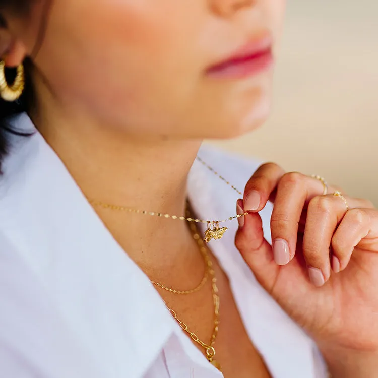 Solid Gold Nature Charm