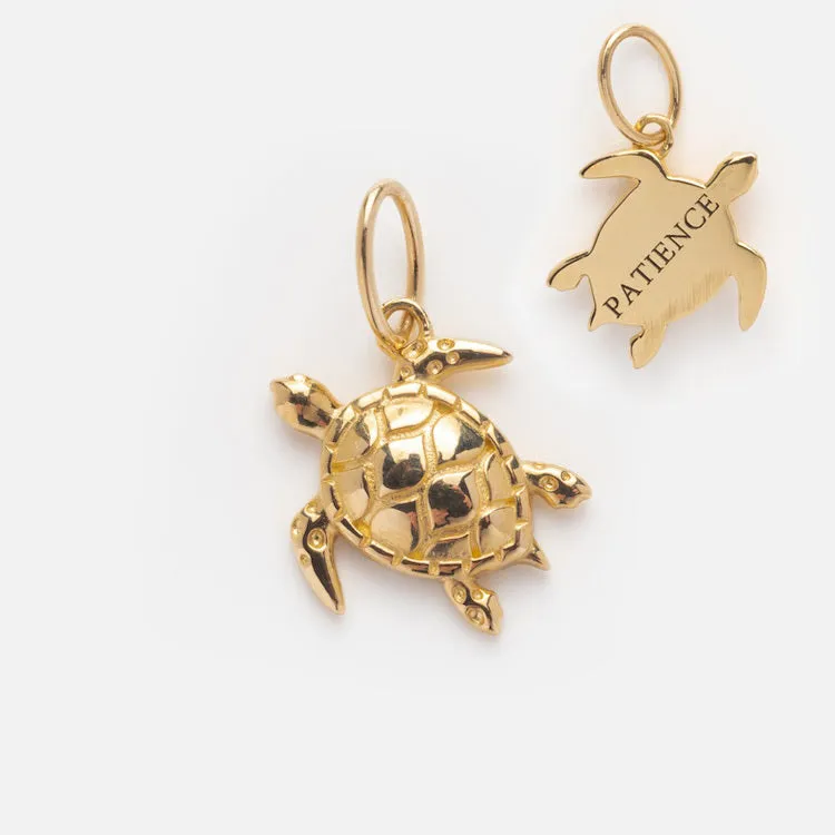 Solid Gold Nature Charm