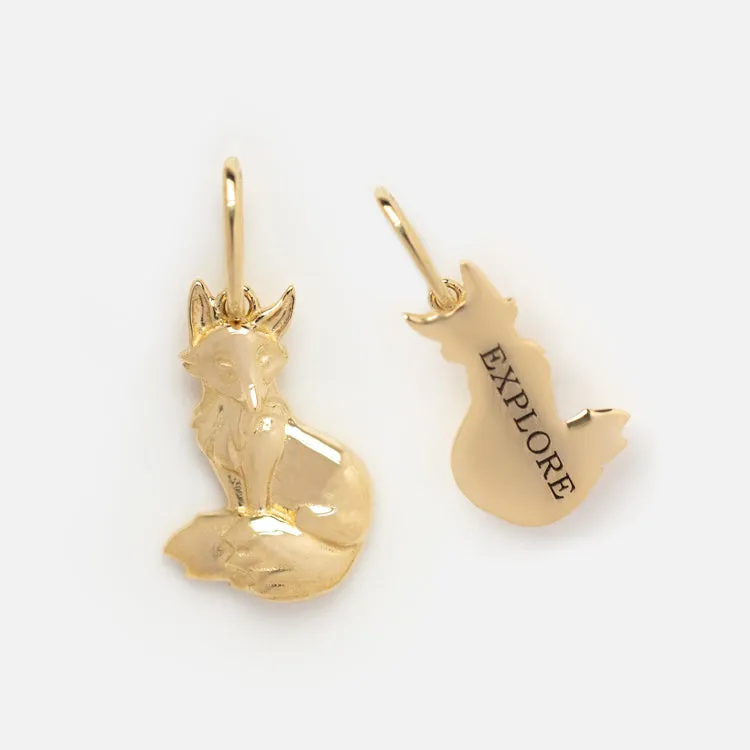 Solid Gold Nature Charm