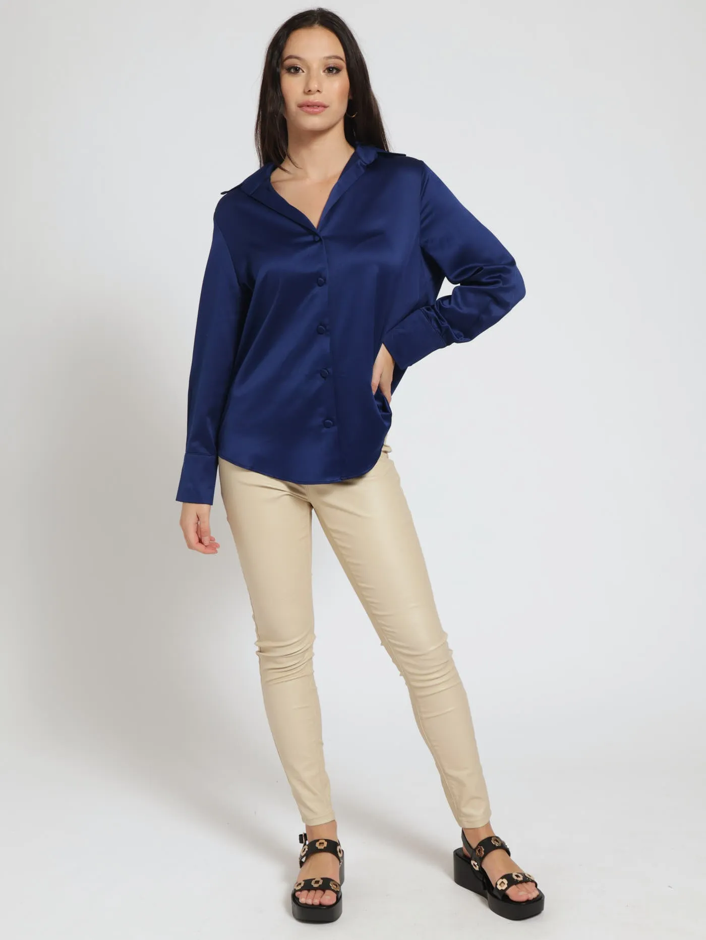 Super High Rise Skinny Jean - Stone
