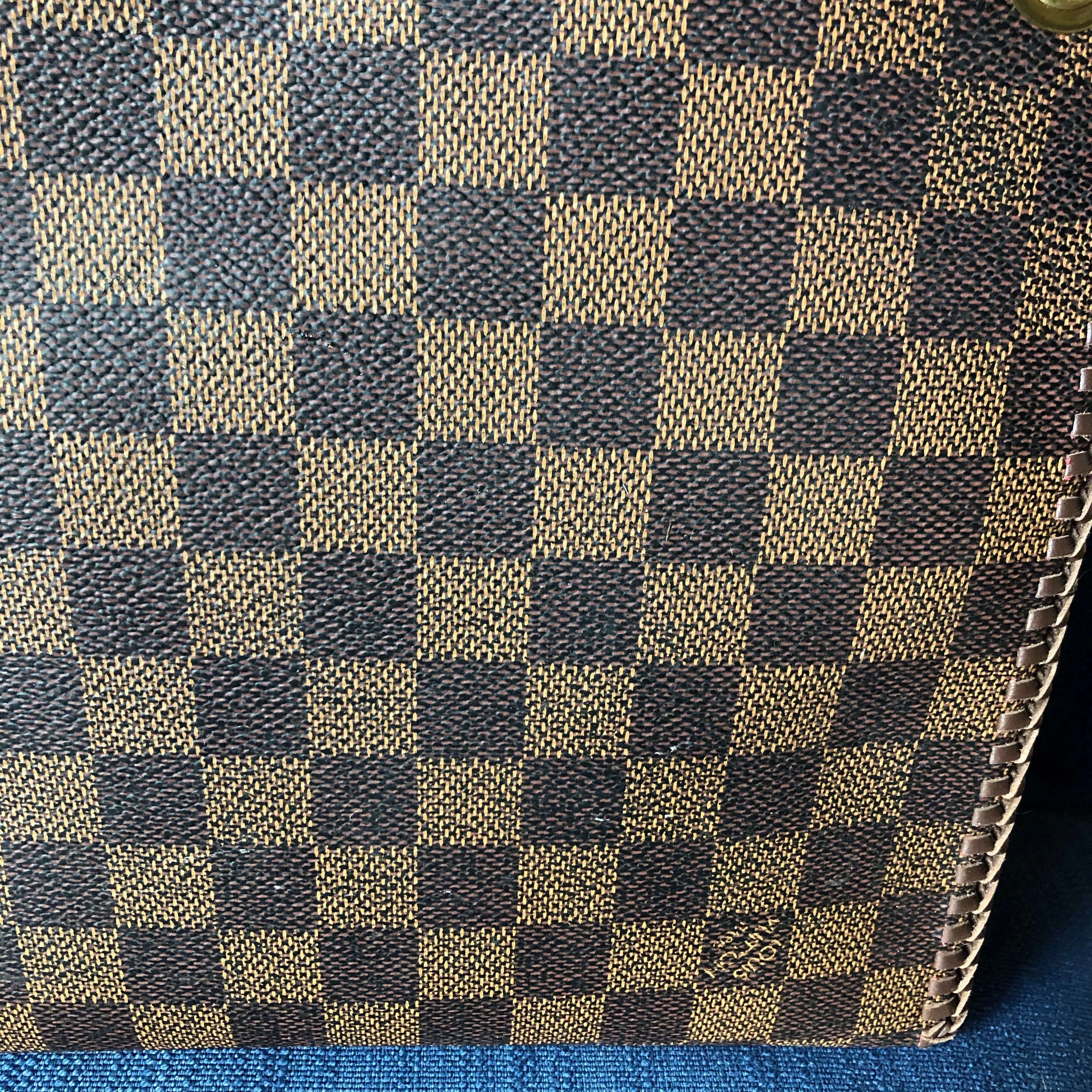 The Nuthatch - Vintage Damier Crossbody (Gold Hardware)