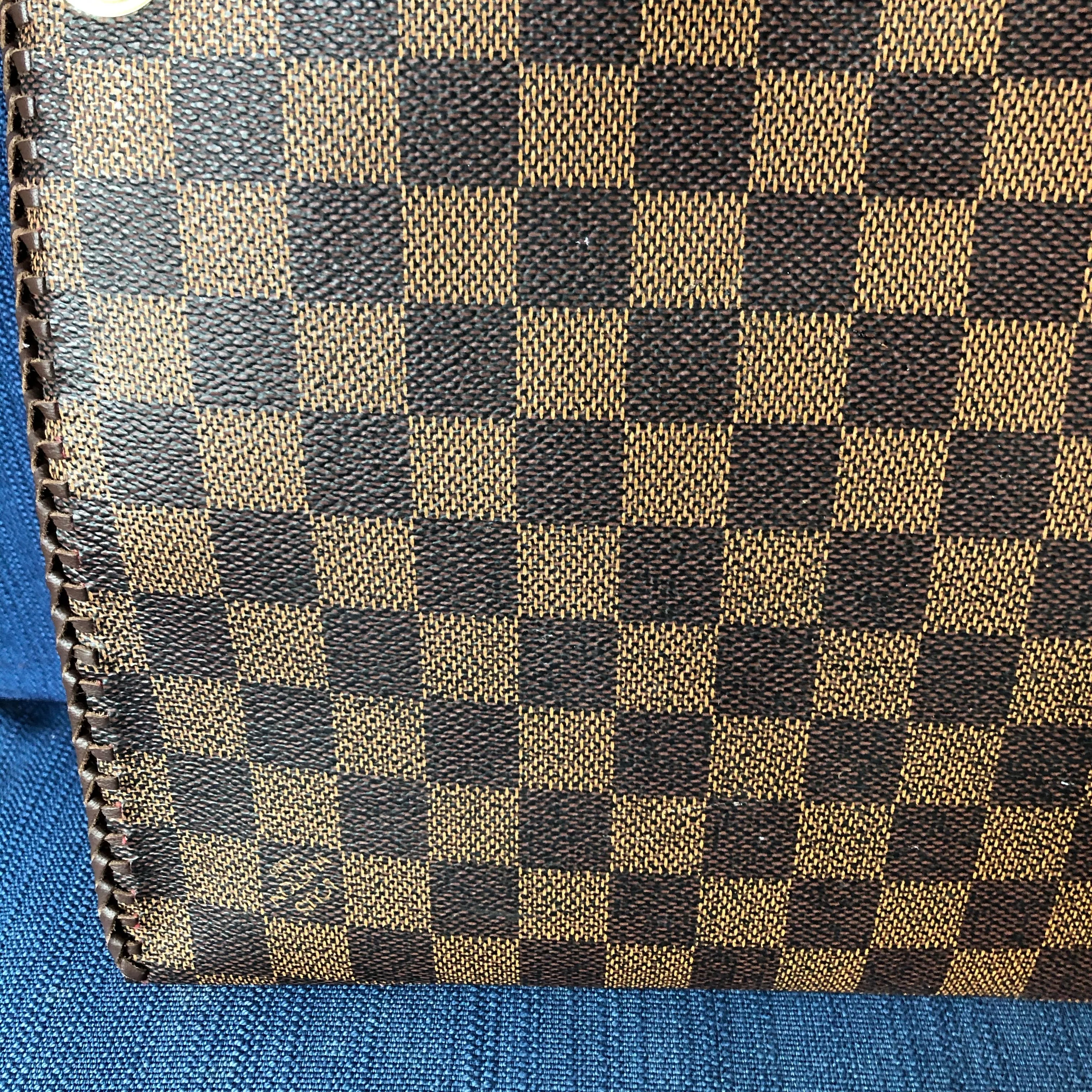 The Nuthatch - Vintage Damier Crossbody (Gold Hardware)