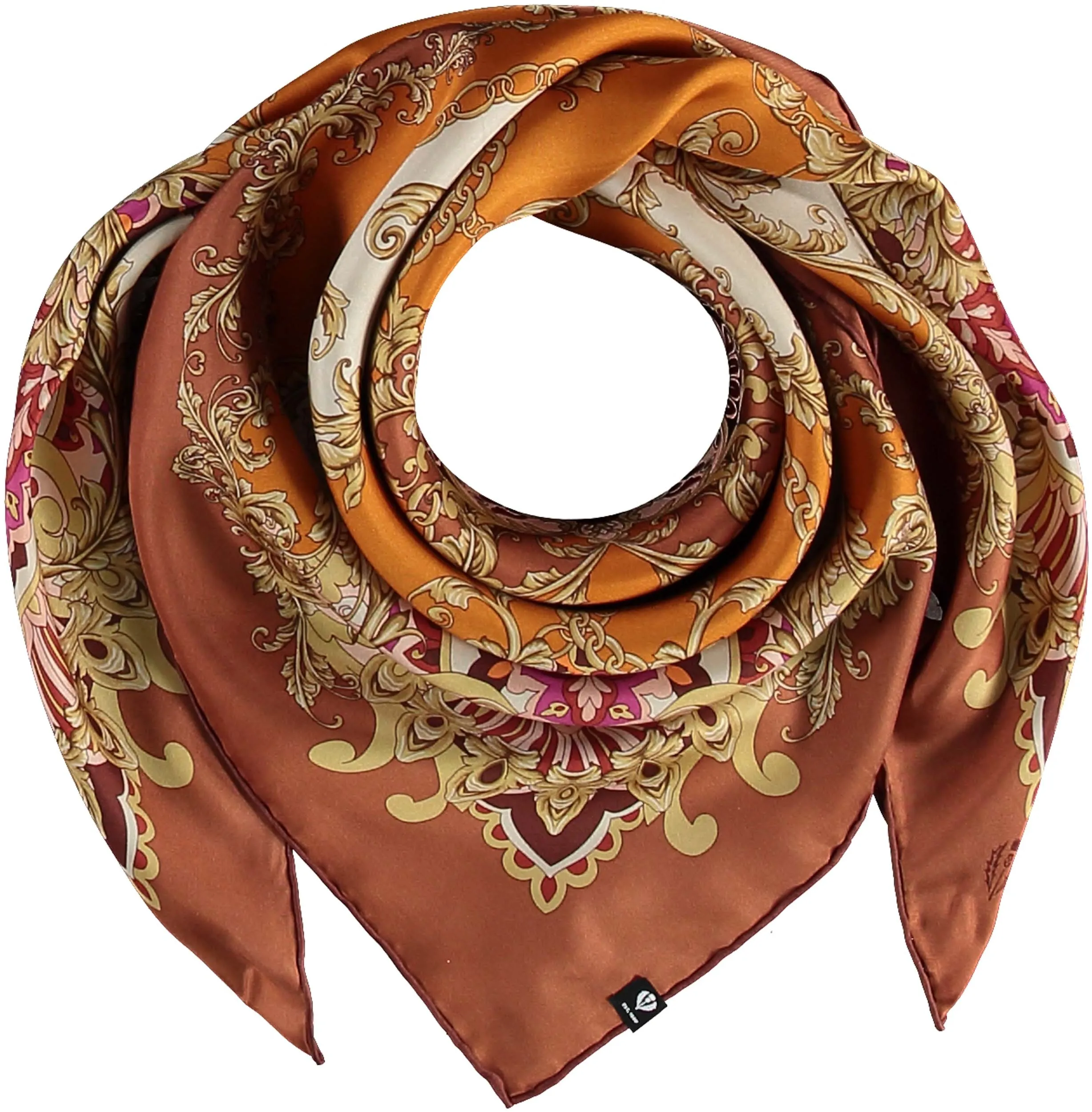 Versailles Ornamental Silk Oversized Square Scarf