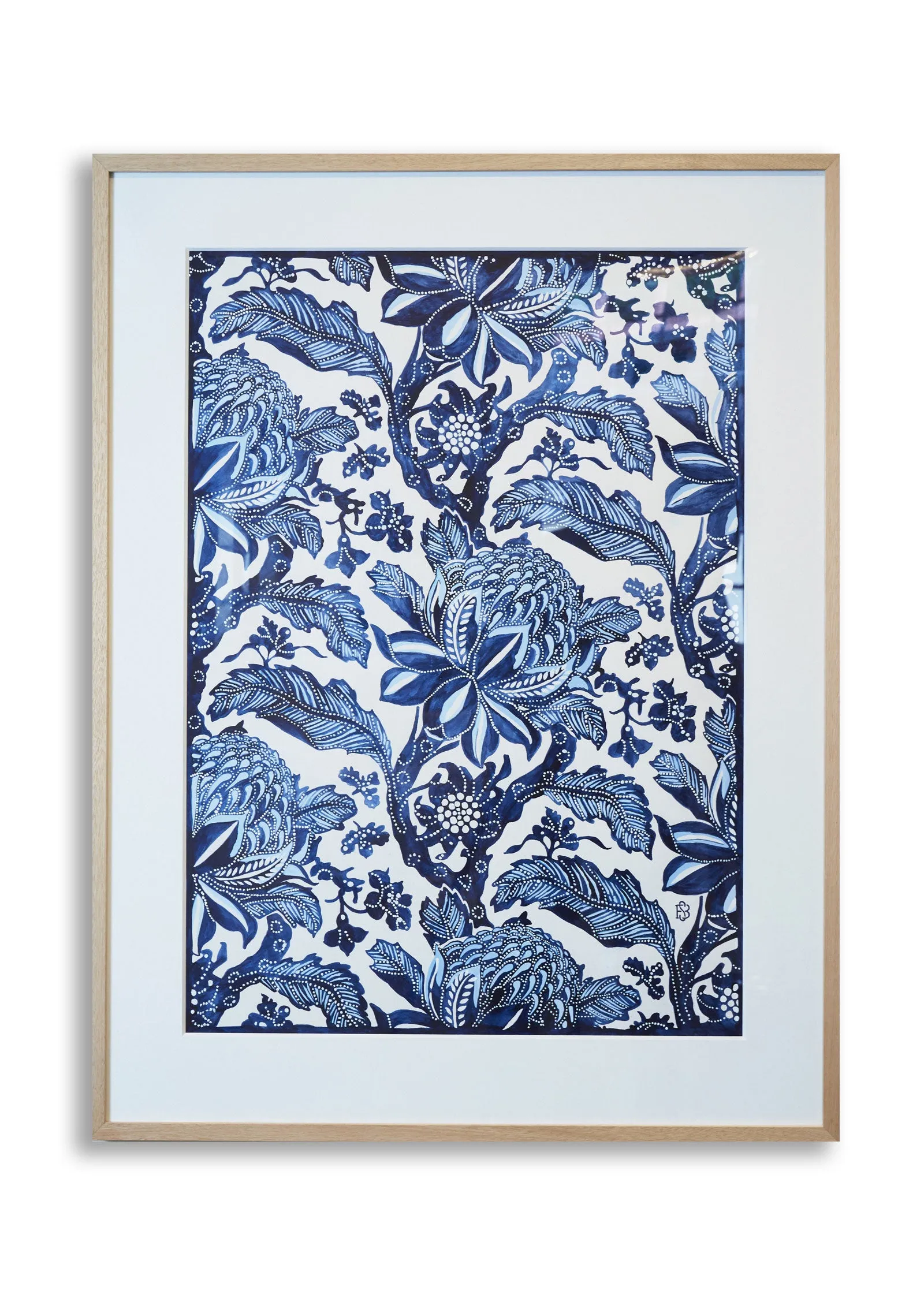 Waratah Traditional Fine Art Giclee Print