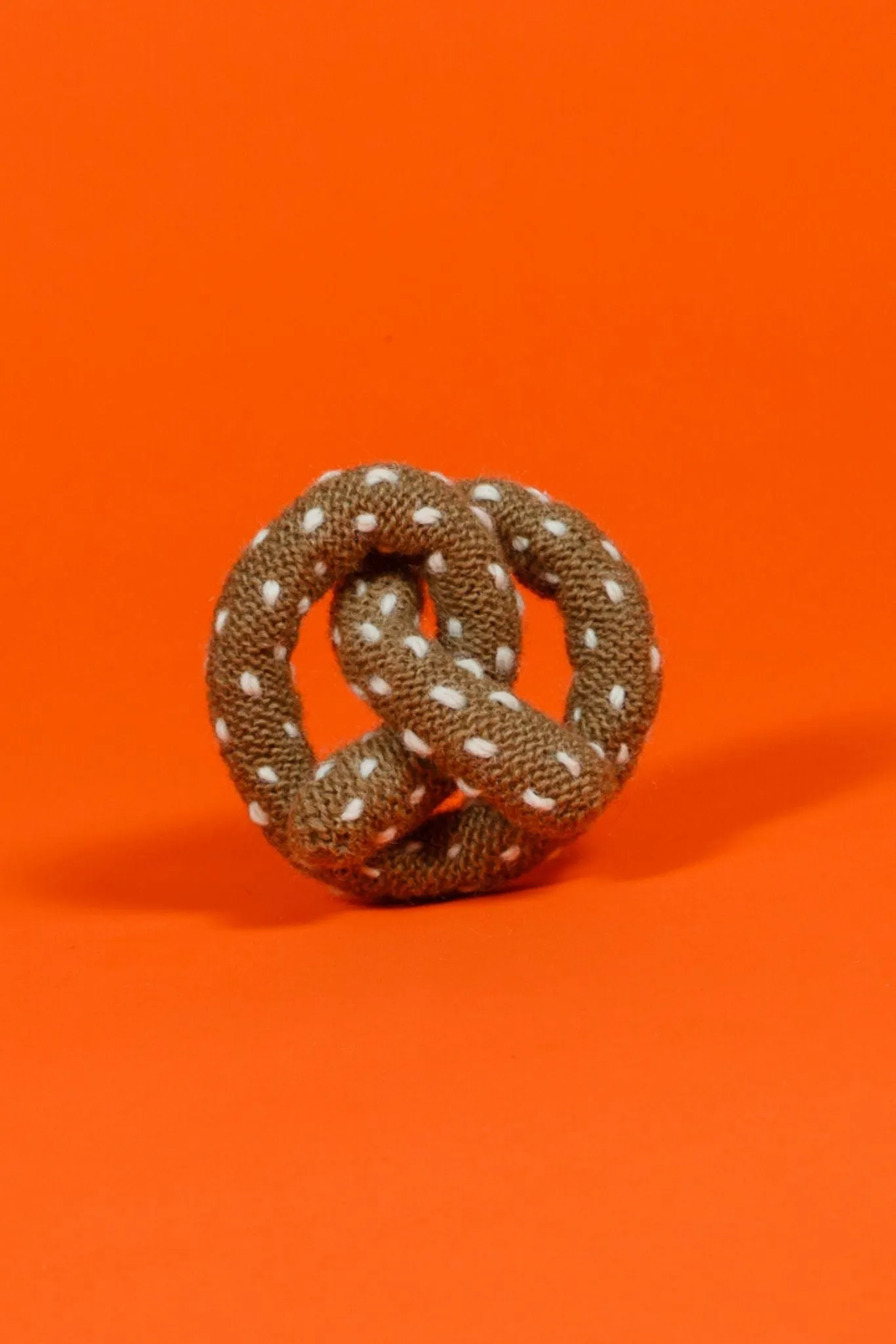 Ware of the Dog Hand Knit Pretzel