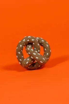 Ware of the Dog Hand Knit Pretzel