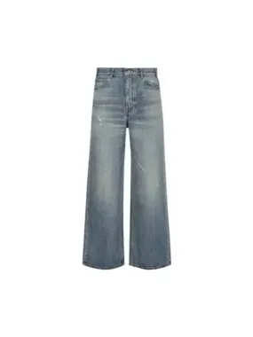 Wide denim pants 271666