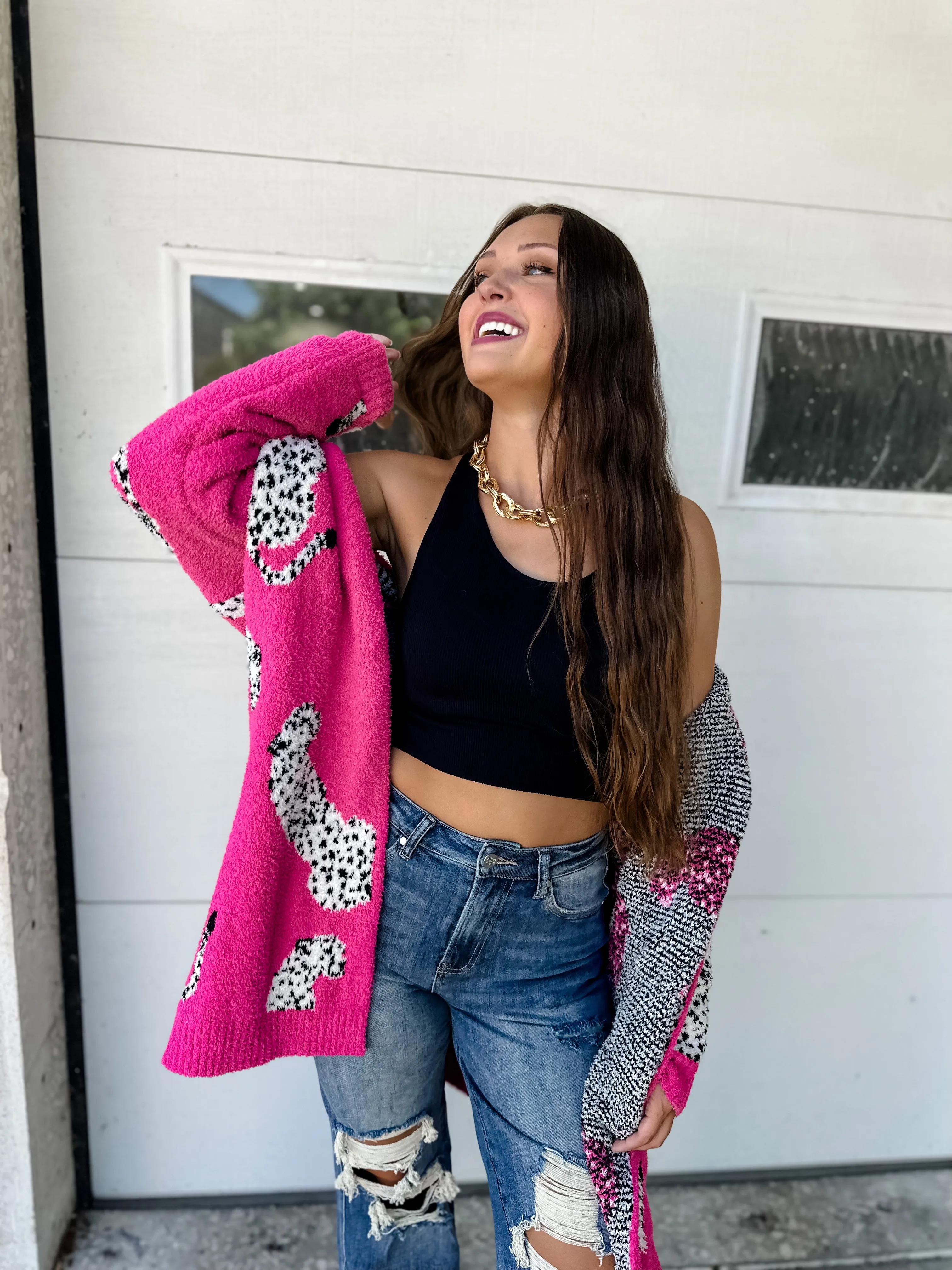 WILD ABOUT IT LEOPARD CARDIGAN