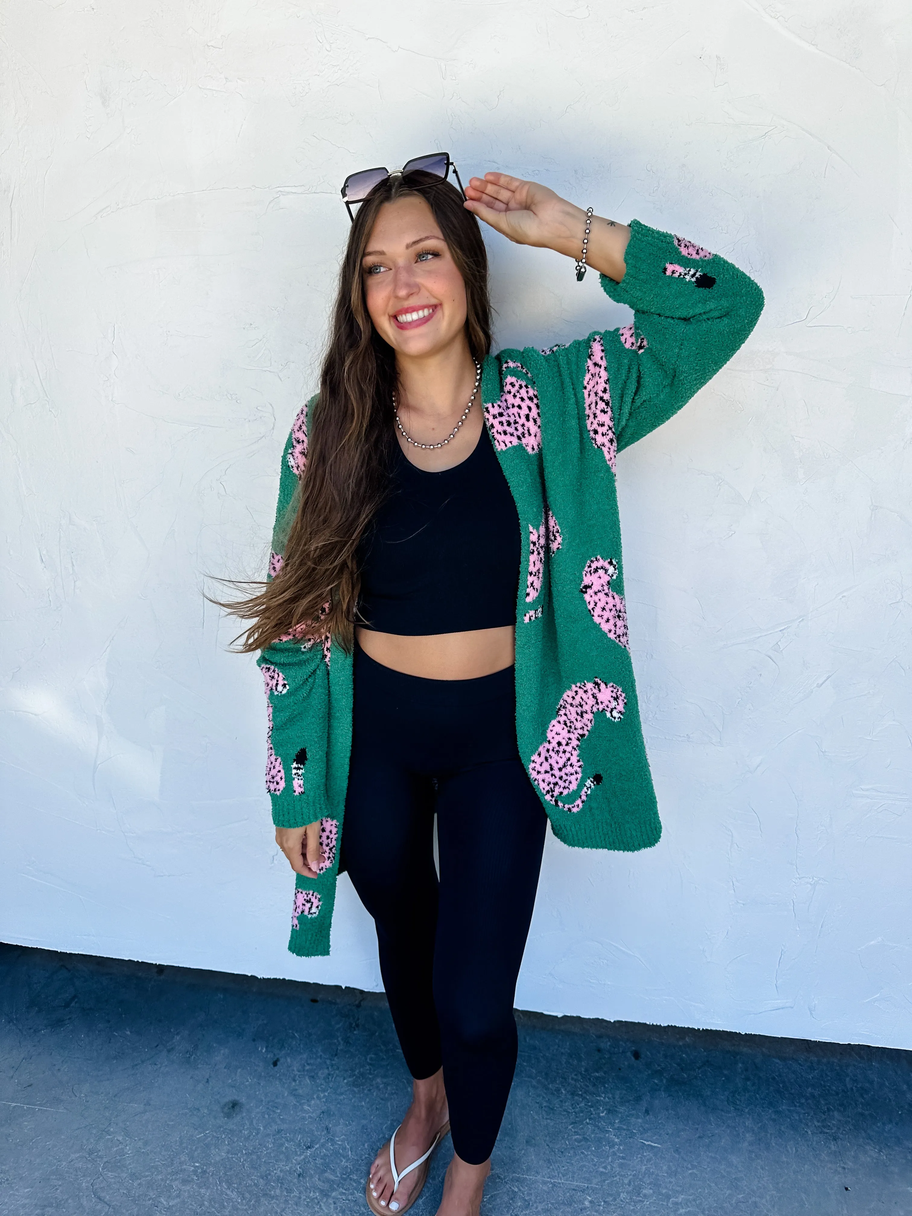 WILD ABOUT IT LEOPARD CARDIGAN