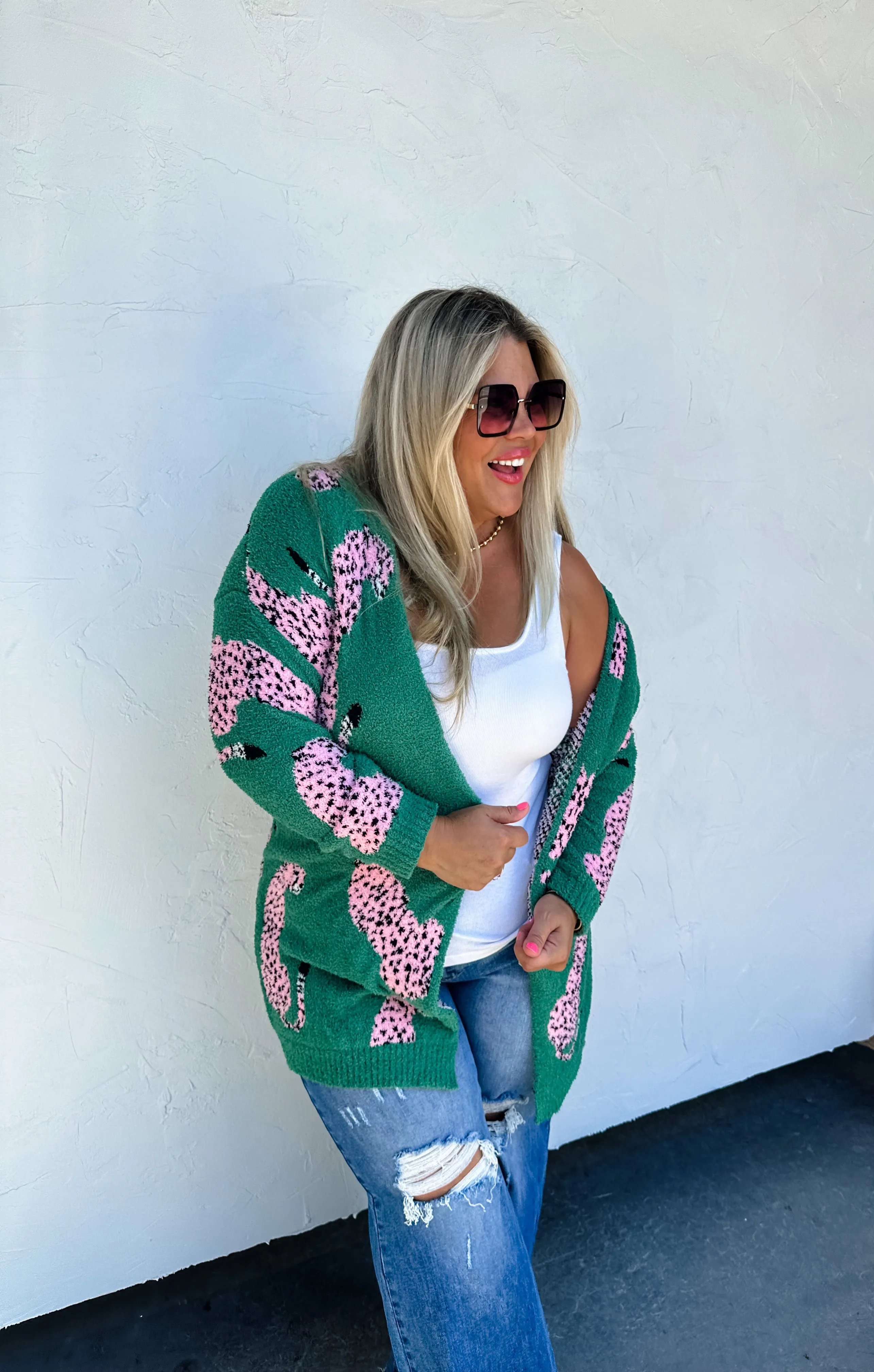 WILD ABOUT IT LEOPARD CARDIGAN