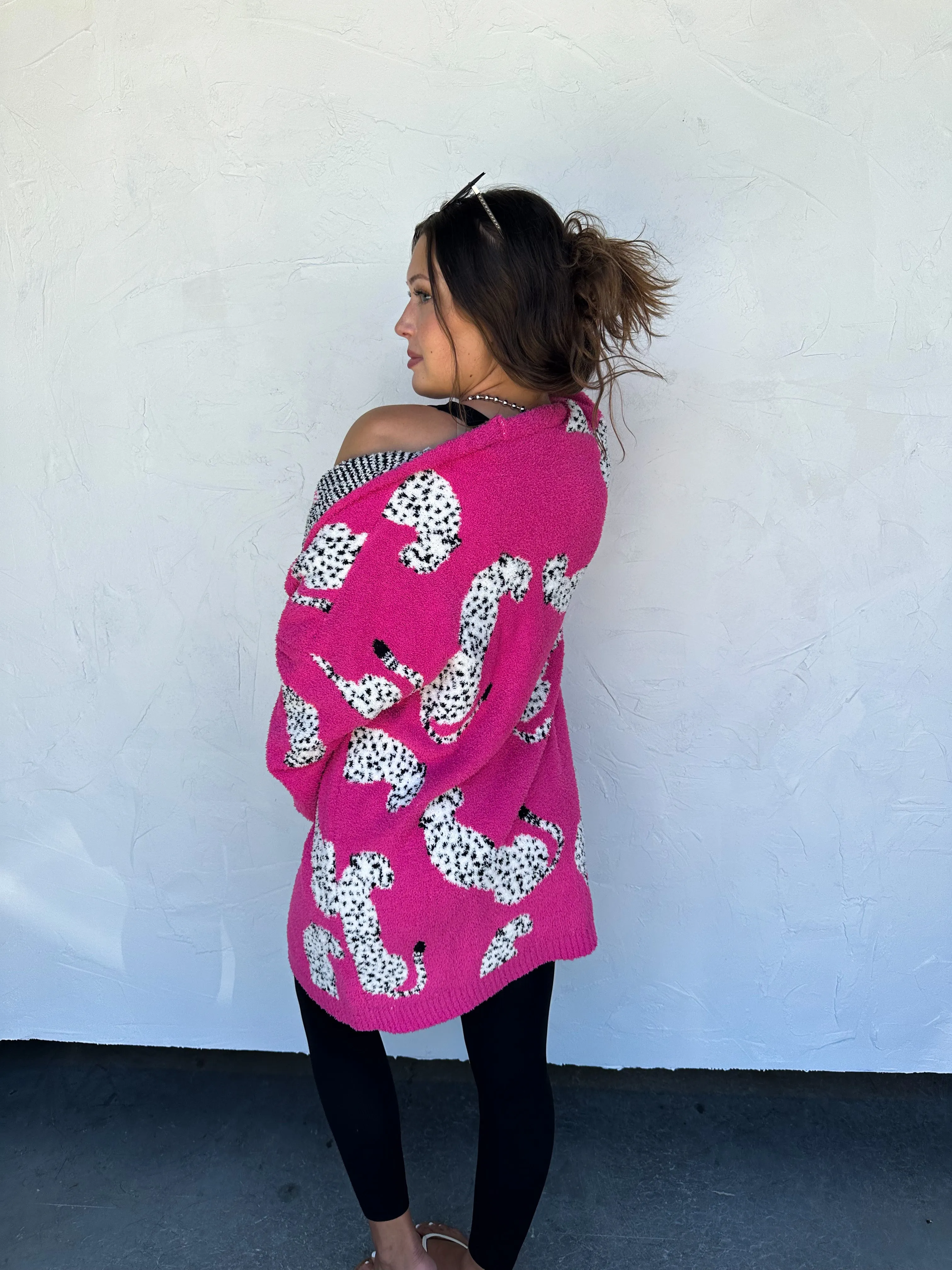WILD ABOUT IT LEOPARD CARDIGAN