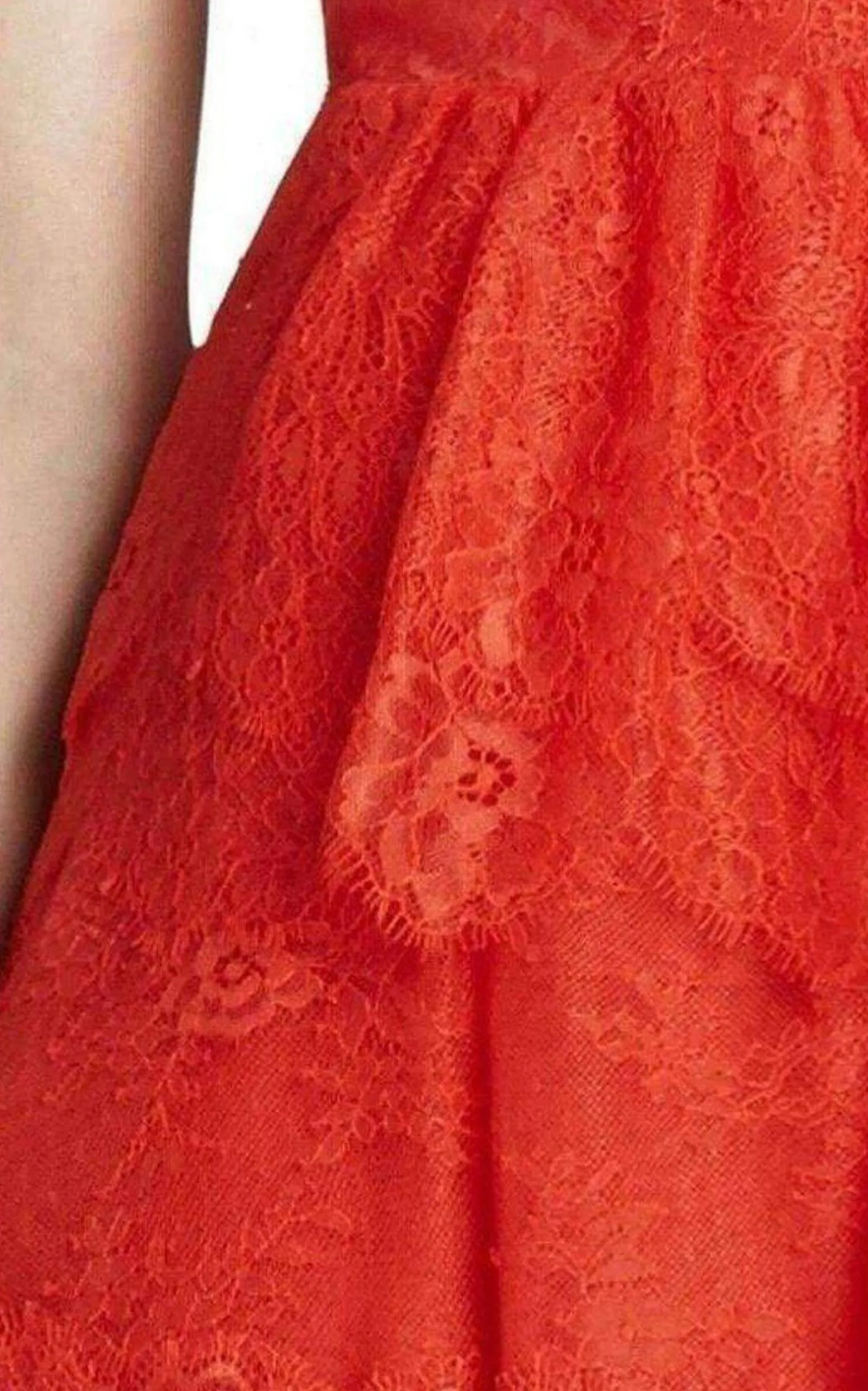 Willa Bright Poppy Lace Cocktail Dress