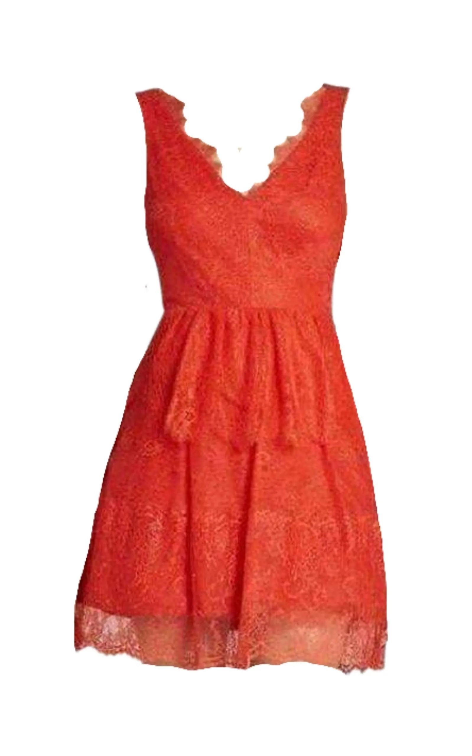 Willa Bright Poppy Lace Cocktail Dress