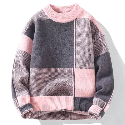 WinterVogue™️ PlaidKnit Sweaters