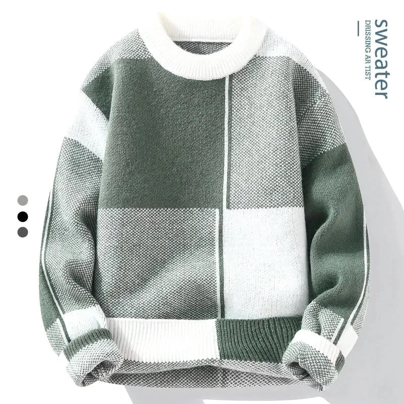WinterVogue™️ PlaidKnit Sweaters