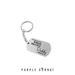 World Greatest Daddy Keychain