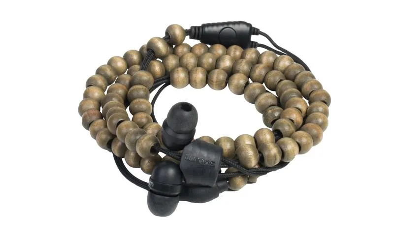 WRAPS Natural Wood In-Ear Headphones