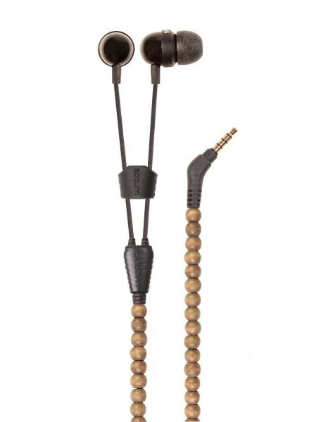 WRAPS Natural Wood In-Ear Headphones